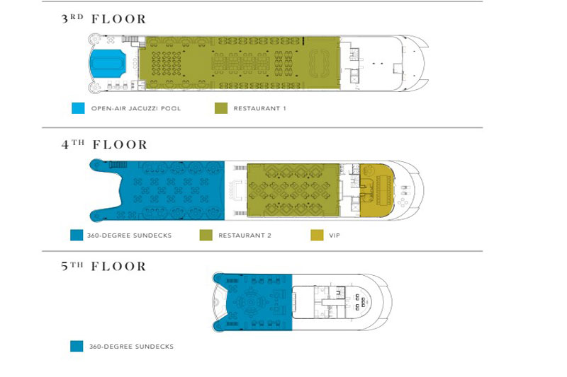 Deck Plan- Ambassador Cruise II, Ambassador II Day Cruise, Du Thuyền 5 Sao Ambassador II Day Cruise