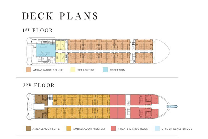 Deck Plan- Ambassador Cruise II, Ambassador II Day Cruise, Du Thuyền 5 Sao Ambassador II Day Cruise