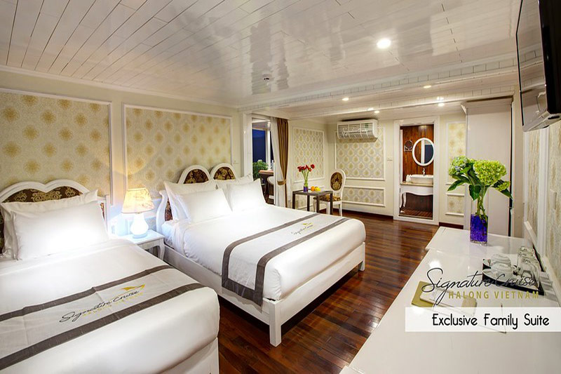 Exclusive- Signature Royal Cruise Bai Tu Long Bay 5*, Du Thuyền Signature Royal Cruise 5 Sao