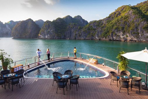 Pool Stellar of the seas Cruise Halong Bay-Lan Ha Bay with Smile Travel