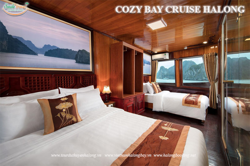 Halong Cozy Bay Cruise 3*, Cozy Bay Cruise 3* Halong Bay- Vietnamhalongbay.com