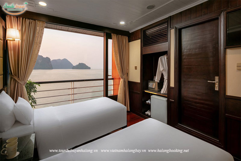 Twin cabin- Pelican Cruise, Pelican Classic Cruise Halong Bay 4*