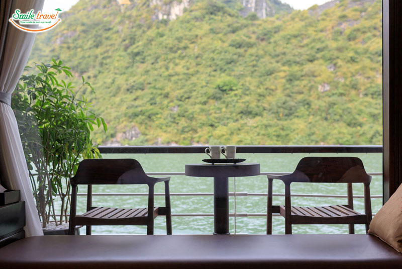 Balcony Orchid Trendy Cruise Halong Bay-Lan Ha Bay, Du Thuyền 5 Sao Orchid Trendy Cruise