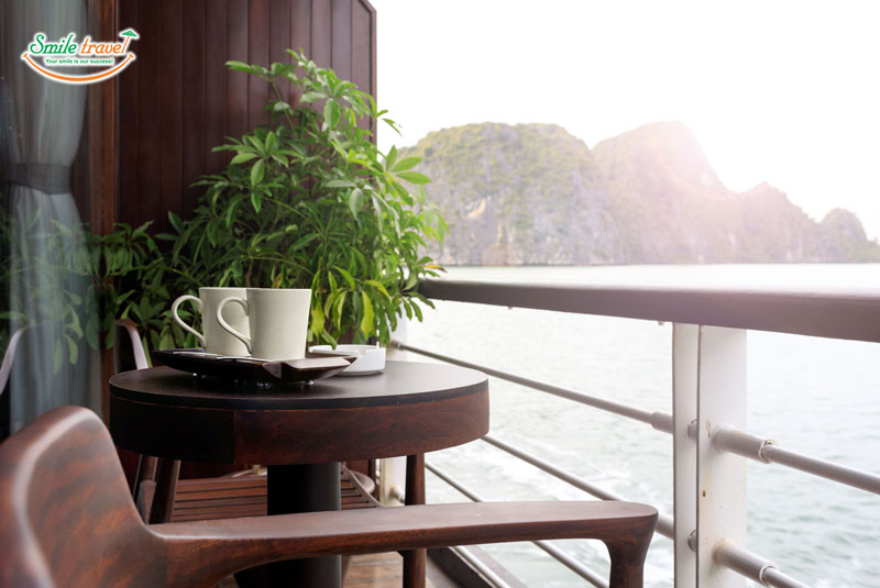 Balcony Orchid Trendy Cruise Halong Bay-Lan Ha Bay, Du Thuyền 5 Sao Orchid Trendy Cruise