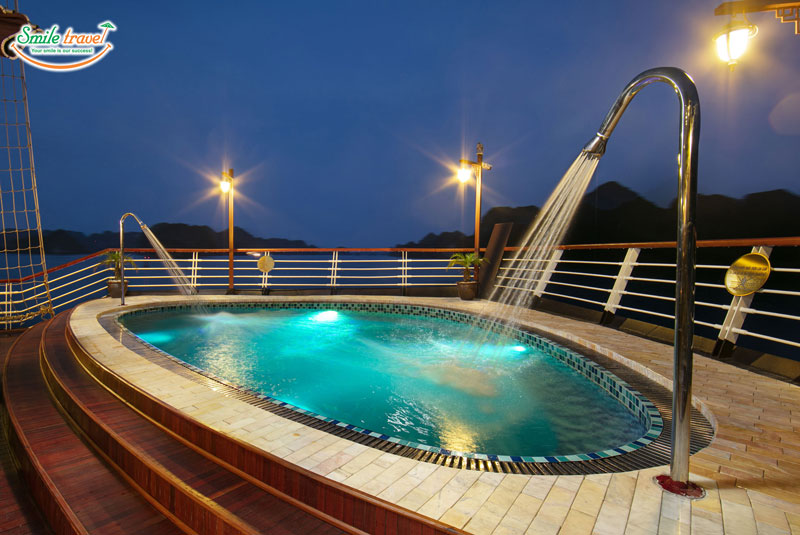 Pool Orchid Trendy Cruise Halong Bay-Lan Ha Bay, Du Thuyền 5 Sao Orchid Trendy Cruise