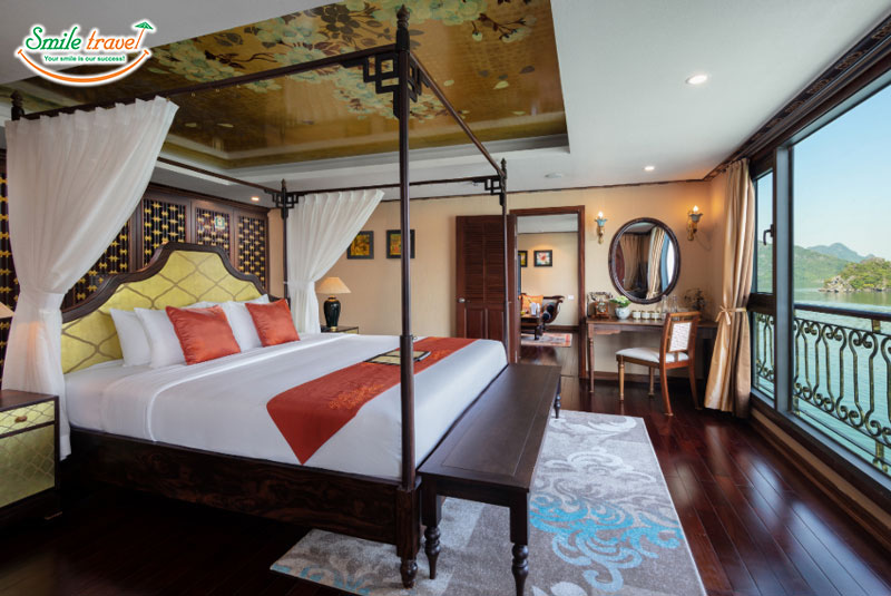 President-Suite-Indochine-Cruise 5*-Halongbay-Vietnamhalongbay.com