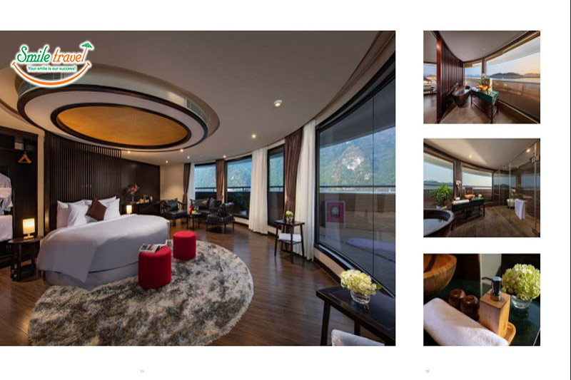 President Cabin-Scarlet Pearl Cruise 5* Halongbay-Vietnamhalongbay.com