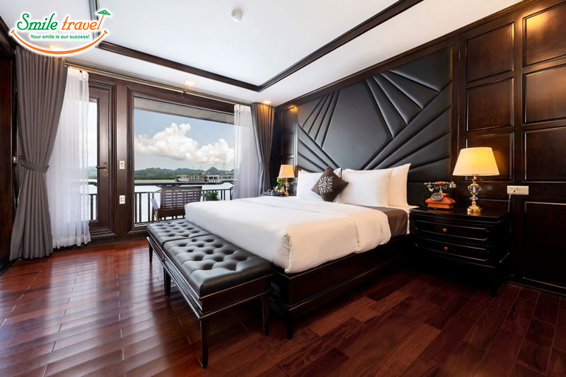 Double Room La Regina Legend Cruise Smiletravel Halongbay