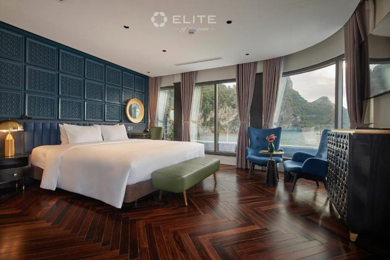 Elite Executive suite cabin- Elite of the seas Cruise luxury Halong Bay- Smile Travel