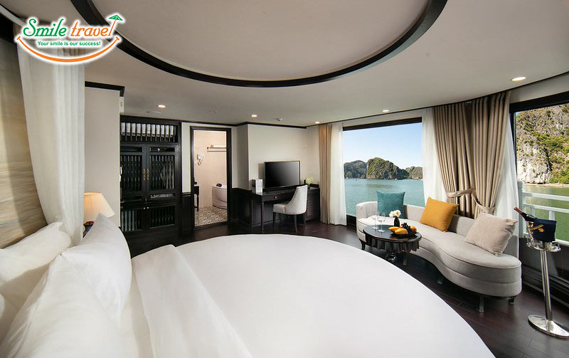 President Suite Hermes Cruise Smiletravel Halongbay