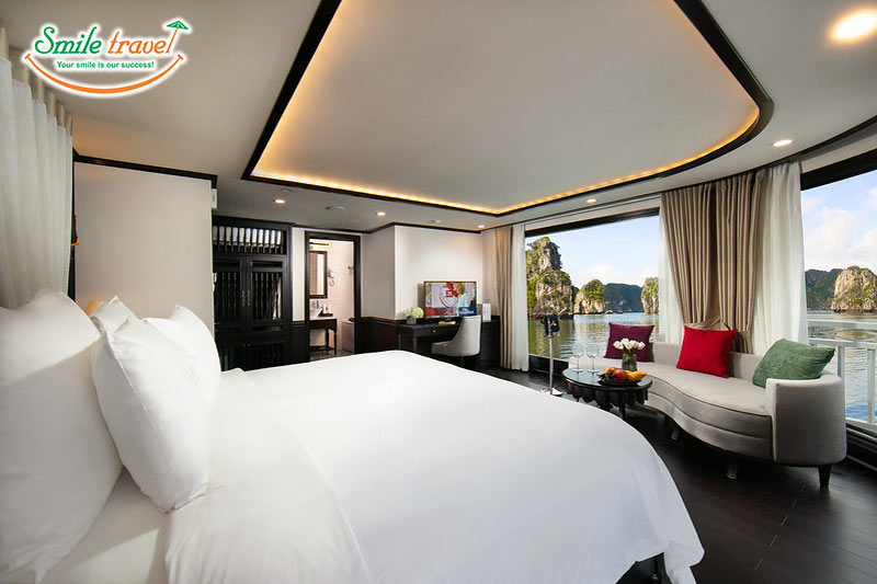 Royal Suite Suite Hermes Cruise Smiletravel Halongbay