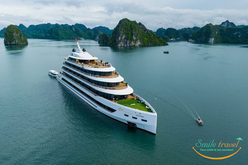 Overview Sea stars cruise halong bay 6 star-Smile Travel