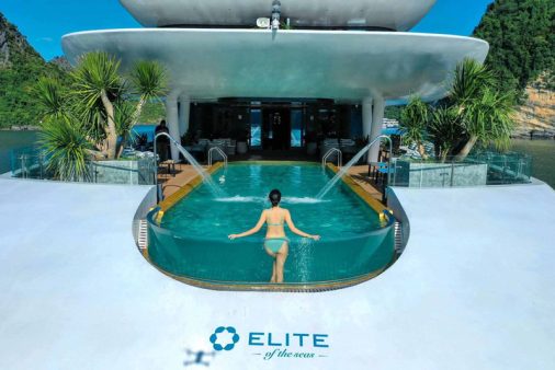 Pool- Elite of the seas Cruise luxury Halong Bay- Smile Travel