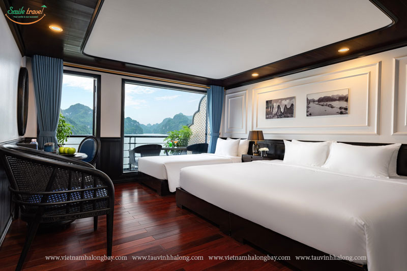 Family cabin-La casta cruise Halong Bay-Lan Ha Bay