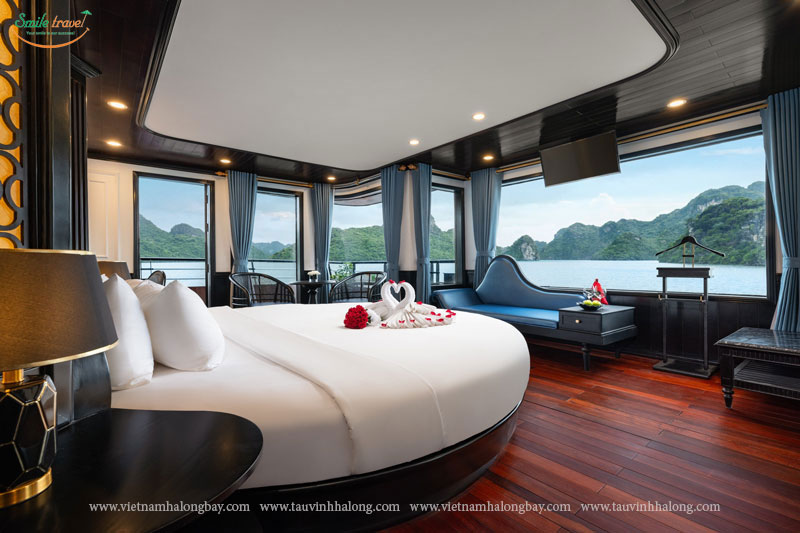 President vip cabin-La casta cruise Halong Bay-Lan Ha Bay