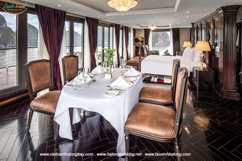 President cabin- Ambassador Cruise Halong Bay 5*-Smile Travel